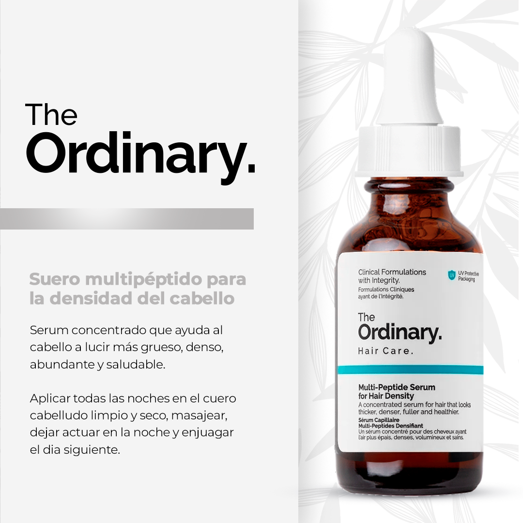 The Ordinary – Suero multipéptido para la densidad capilar 💁♀️ + Envío gratuito + Pago por recepción